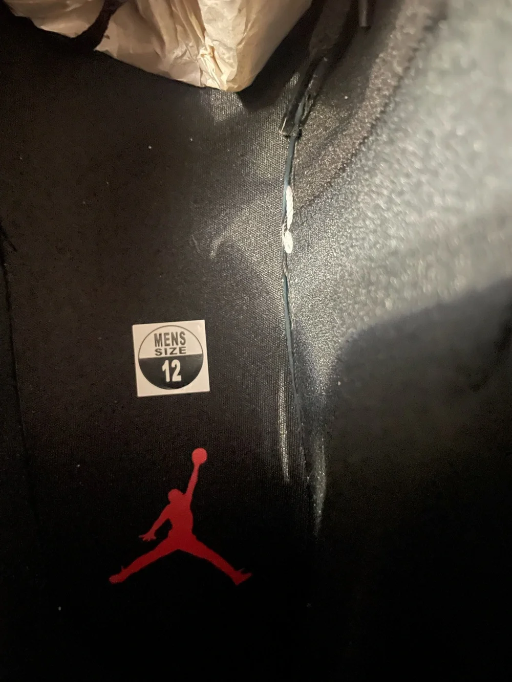 Nike Black Shoe Box with Gold Jumpman Accent